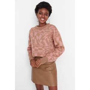 Trendyol Sweater - Pink - Regular fit