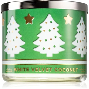 Bath & Body Works White Velvet Coconut vonná svíčka 411 g