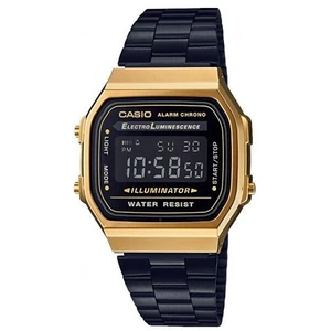 Náramkové hodinky Casio A168WEGB-1BEF, (d x š x v) 38.6 x 36.3 x 9.6 mm, zlatá