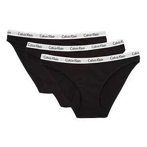 Calvin Klein 3 PACK - dámske nohavičky Bikini QD3588E-001 L