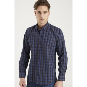 G703 DEWBERRY MEN'S SHIRT-NAVY-COFFEE