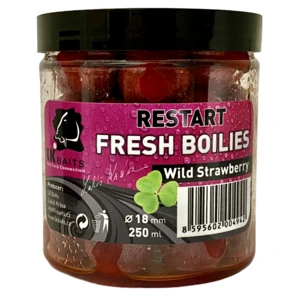 LK Baits Fresh Boilie Restart Wild Strawberry 14mm 150ml