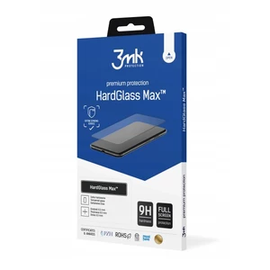 Ochranné temperované sklo 3mk HardGlass Max 3D pro Apple iPhone X a Apple iPhone Xs, černé