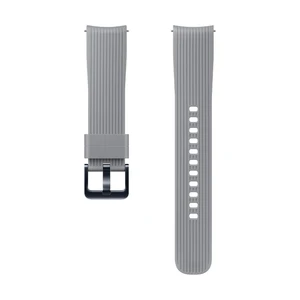 Tartalék szilikon pánt Samsung ET-YSU81M (20mm) Samsung Galaxy Watch SM-R810, Gray