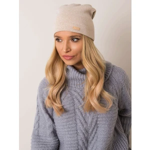 RUE PARIS Beige smooth cap
