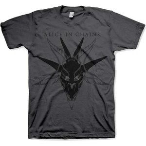 Alice in Chains Tričko Black Skull Charcoal Mens Šedá M