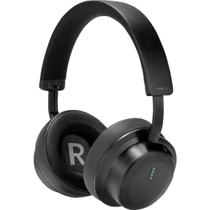 LINDY LH900XW Bluetooth, káblové Hi-Fi slúchadlá Over Ear cez uši Headset, regulácia hlasitosti, otočná slúchadlá čierna