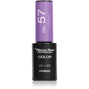 Pierre René Nails Hybrid gelový lak na nehty s použitím UV/LED lampy odstín no. 57 Crocus 6 ml