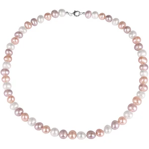 JwL Luxury Pearls Multibarevný náhrdelník z pravých perel JL0568