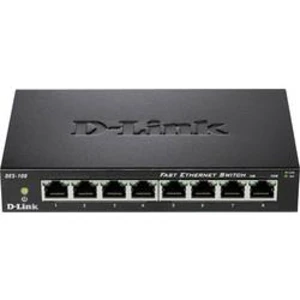 D-Link DES-108 kovový 8-port 10/100 Desktop Switch