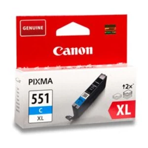 Canon CLI-551XLC azurová (cyan) originální cartridge