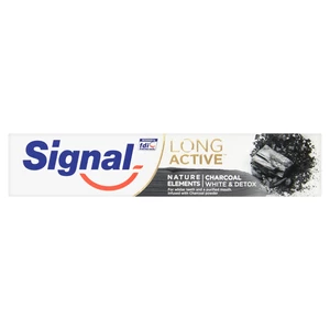 Signal Long Active Natural Elements bieliaca zubná pasta s aktívnym uhlím 75 ml
