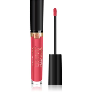 Max Factor Lipfinity Velvet Matte matná tekutá rtěnka odstín 025 Red Luxury 3.5 ml