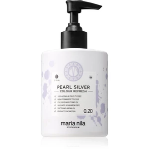 Maria Nila Colour Refresh odżywcza maska koloryzująca do włosów siwych i platynowego blondu Pearl Silver 300 ml