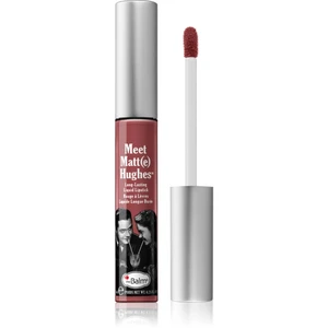 theBalm Meet Matt(e) Hughes dlouhotrvající tekutá rtěnka odstín Sincere 7.4 ml