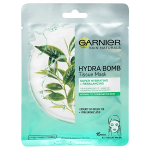 Garnier Skin Naturals Moisture+Freshness super hydratační čisticí textilní maska pro normální až smíšenou pleť 28 g