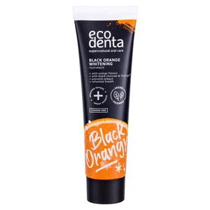 Ecodenta Expert Black Orange Whitening černá bělicí zubní pasta bez fluoridu příchuť pomeranč 100 ml