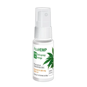 OVONEX AquaHEMP spray ORANGE broad spectrum CBD 50 - 23 ml