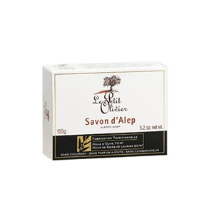 Le Petit Olivier Lisované mýdlo s olivovým a vavřínovým olejem Aleppo (Soap) 150 g