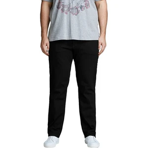 Jack&Jones PLUS Pánske džínsy Slim Fit JJITIM JJORIGINAL 12153645 Black Denim 42/34
