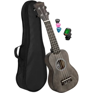 Cascha HH 3969 EN Sopránové ukulele Čierna