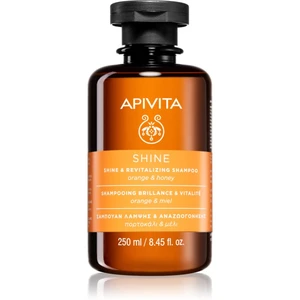 Apivita Holistic Hair Care Orange & Honey revitalizační šampon pro posílení a lesk vlasů 250 ml