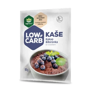 Topnatur Low Carb Kaše 60 g kakao - borůvka