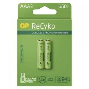 Nabíjacie batérie GP B2416 ReCyko Cordless, AAA, 2ks