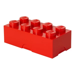 LEGO Box na desiatu 10 x 20 x 7,5 cm červená