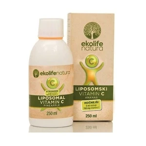 Ekolife Natura Liposomal Vitamin C 750 mg (Lipozomální vitamín C) 250 ml ananas