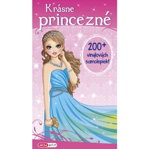 Krásne princezné -- 200 vinylových samolepiek! [Papírenské zboží]
