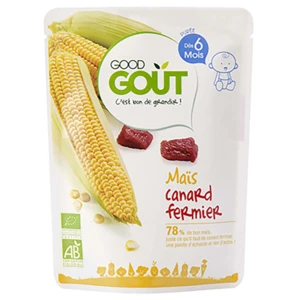 GOOD GOUT BIO Kukuřice s kachním masem 190 g