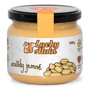 Lucky Alvin Arašidové maslo neochutené 330 g variant: jemná
