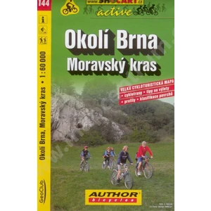 144 Okolí Brna, Moravský kras / cyklomapa SHOCart