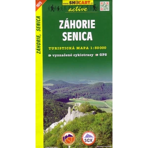 1073 Slovensko, Záhorie, Seninca  / Turistická mapa SHOCart