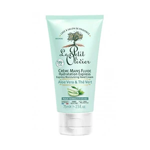 Le Petit Olivier Hydratační krém na ruce Aloe Vera a Zelený čaj (Express Moisturizing Hand Cream) 75 ml