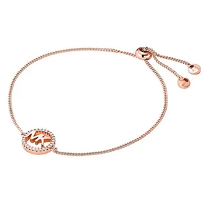 Michael Kors Bronzový náramok zo striebra s logom MKC1246AN791
