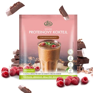 Good Nature Proteinový čokoládovo-malinový koktejl na hubnutí 60 g