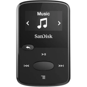 MP3 prehrávač SanDisk Clip Jam 8GB (SDMX26-008G-E46K) čierny MP3 přehrávač 8 GB, slot microSD karty, výdrž baterie 18 hod., FM rádio, OLED displej, AA