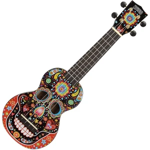 Mahalo Art Series Soprano Ukulele Skull Black