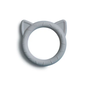 Mushie Cat Teether kousátko Stone 1 ks