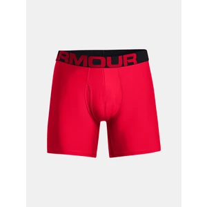 Under Armour Boxerky Tech 6in 2 Pack-RED - Pánské