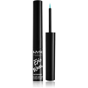 NYX Professional Makeup Epic Wear Metallic Liquid Liner dlouhotrvající gelové oční linky odstín 06 - Teal Metal 3,5 ml