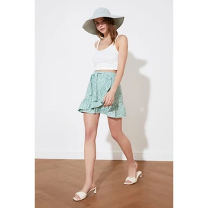 Trendyol Mint Ruffled Skirt