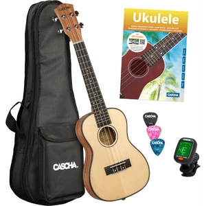 Cascha HH2152 Koncertní ukulele Natural