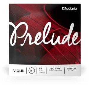 D'Addario J810 Prelude Violin Set 1/4 Medium