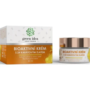 Green Idea Bioaktívny krém s 24 karátovým zlatom luxusná starostlivosť pre zrelú pleť 50 ml