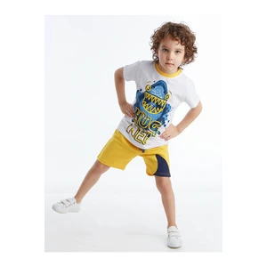 Mushi Hug Shark Boys Shorts Set