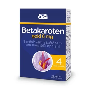 GS Betakaroten gold 6 mg, 30 kapslí