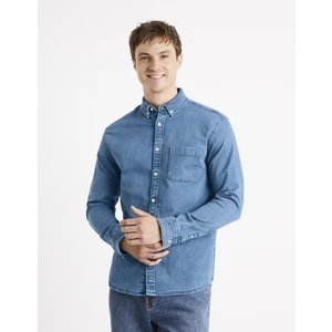 Celio Denim Shirt regular Cadeni - Men